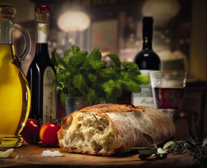 pane olio e vino