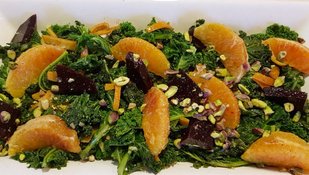 kale-agrodolce